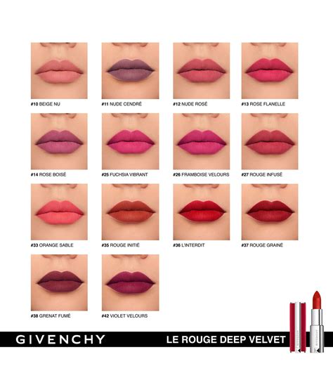 givenchy le rouge matte lipstick 110|le rouge deep velvet lipstick.